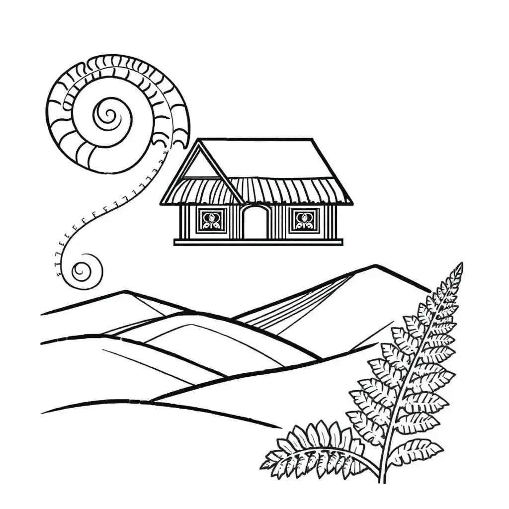 Story book with beginning, middle, and end sections