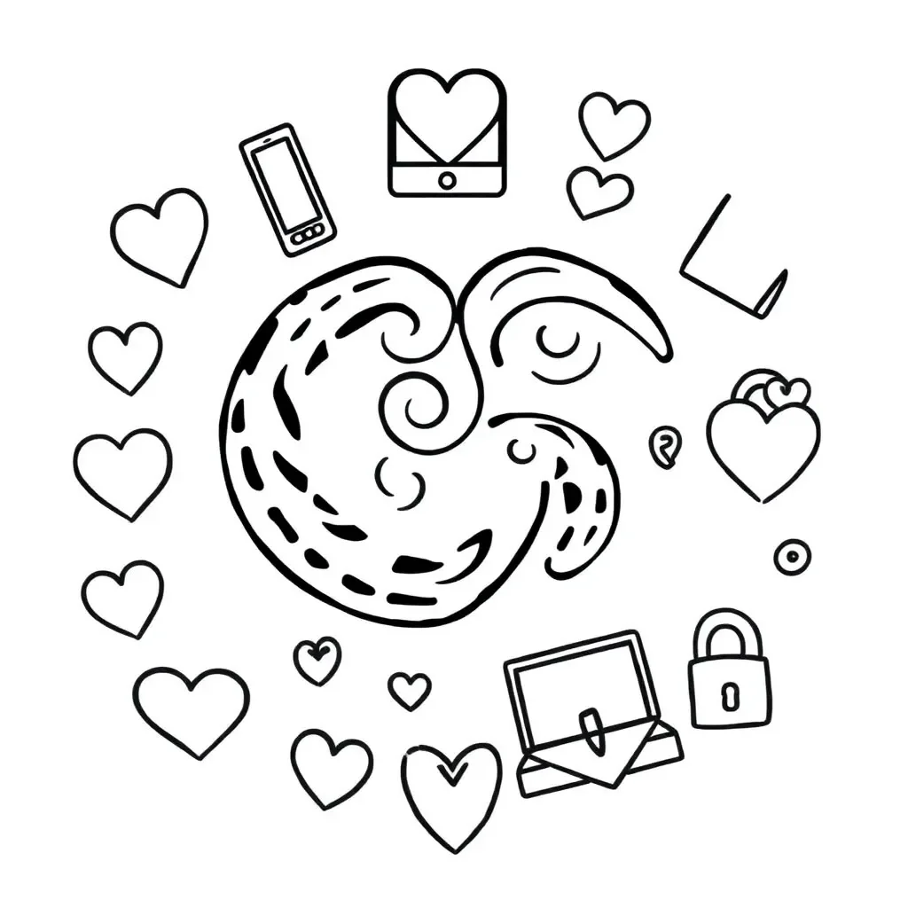 Digital safety illustration