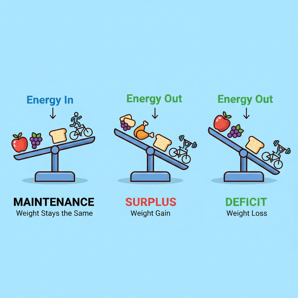 Energy Balance: Surplus vs Deficit