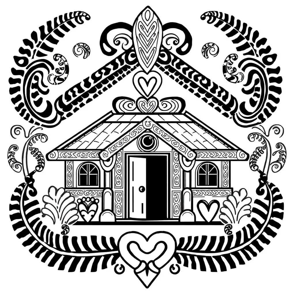 Māori waka with paddles representing classroom connections