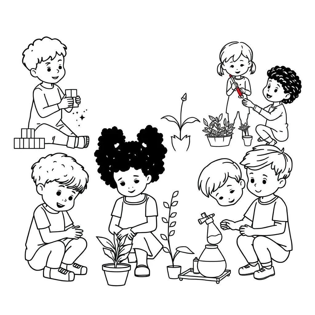 Technology innovators illustration