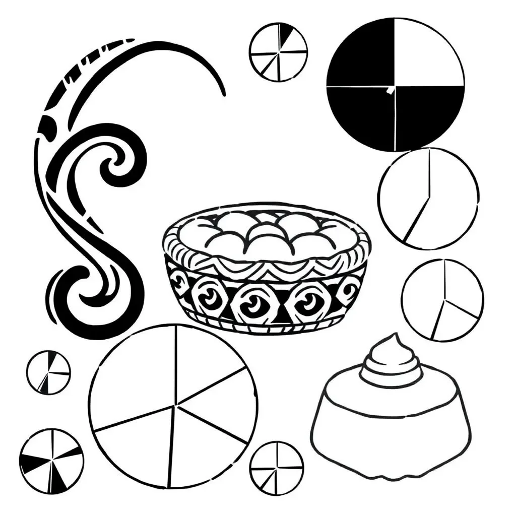 Equivalent fractions illustration