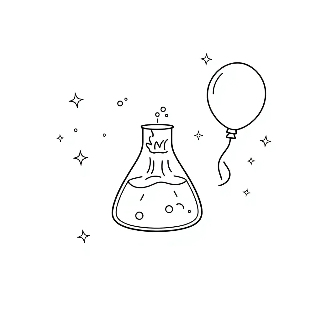 Chemistry experiment illustration