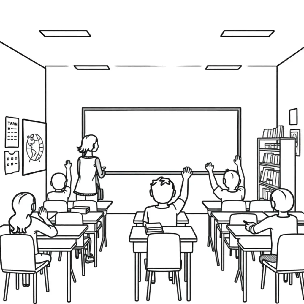 Students reading books