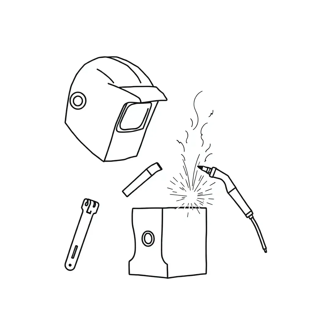 Welding symbols illustration