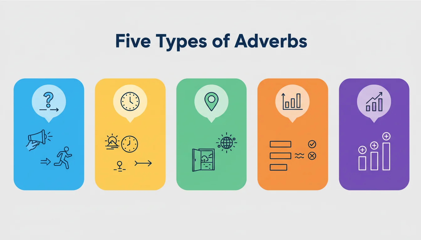 Five Types of Adverbs