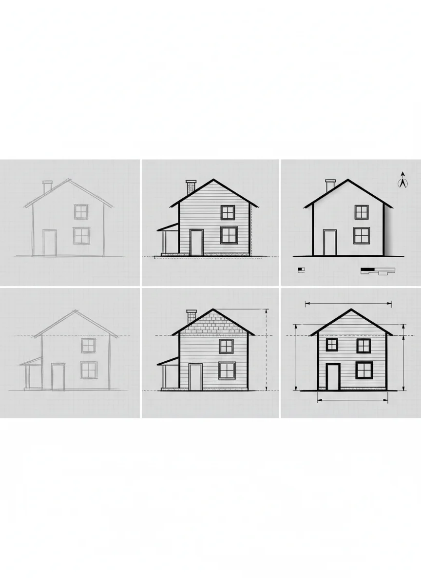 Step-by-Step Drawing Process