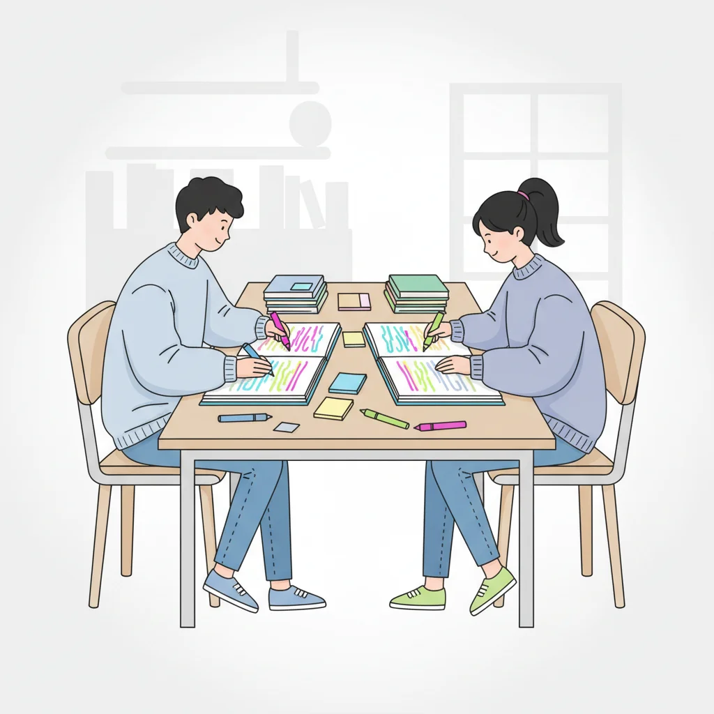 Textual Exploration in Pairs