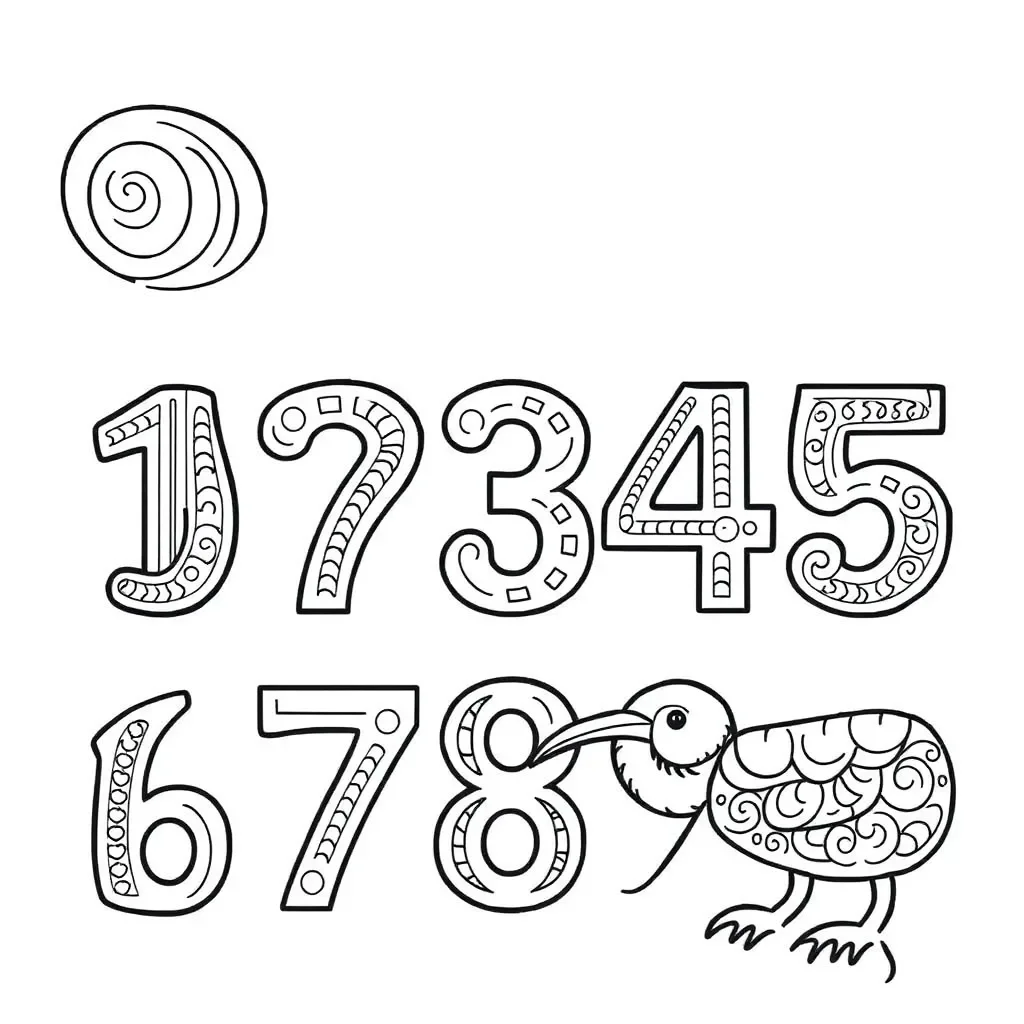 Māori cultural patterns and numbers