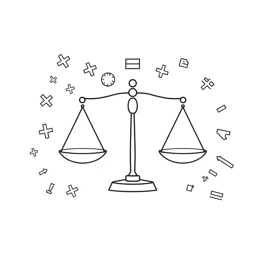 Mathematical expressions and equals sign