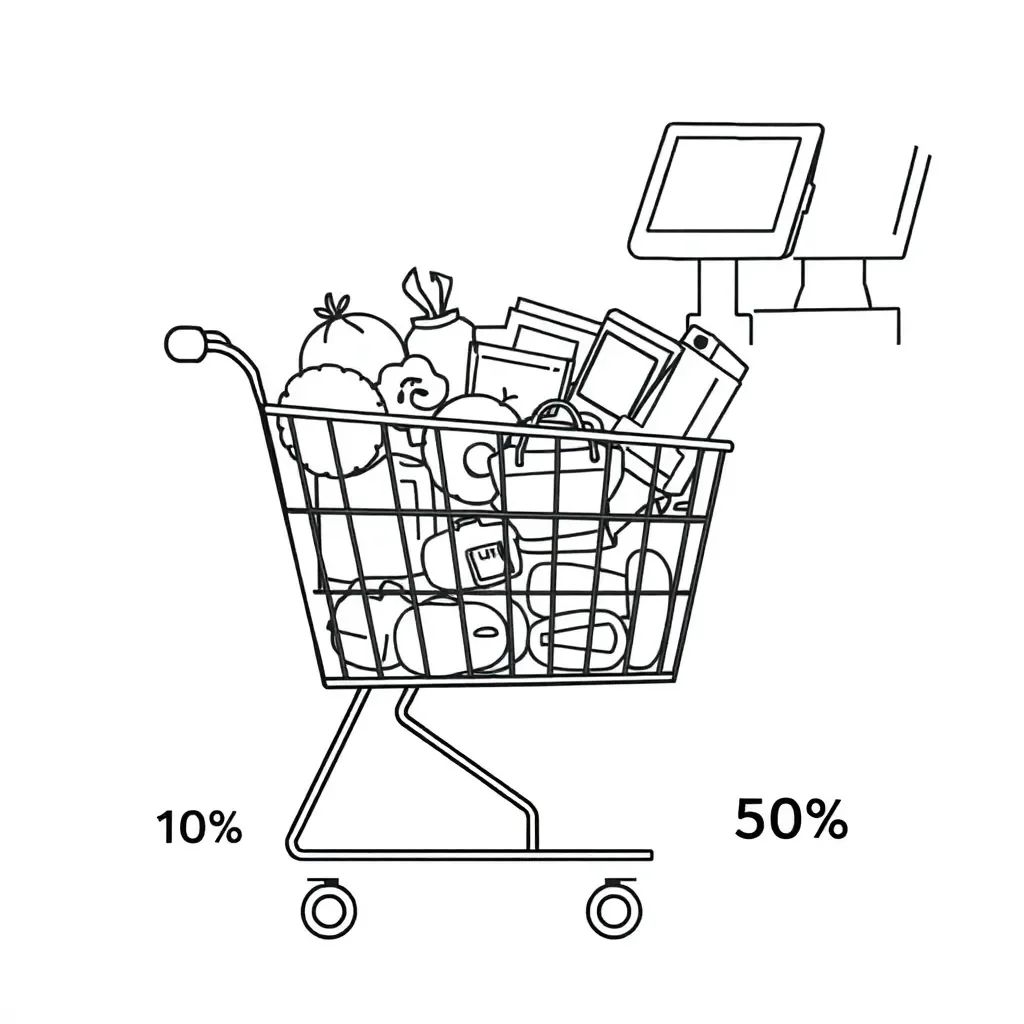 Shopping sale illustration