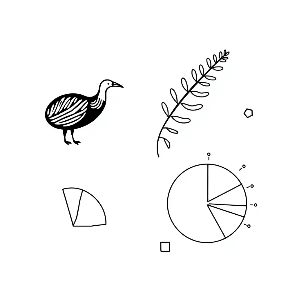 Data charts and graphs illustration