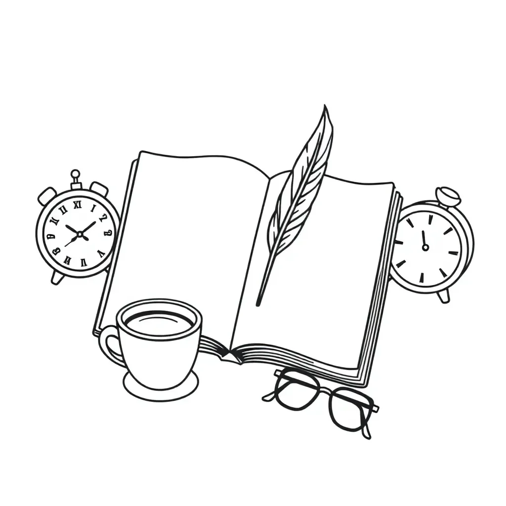 Child writing in diary