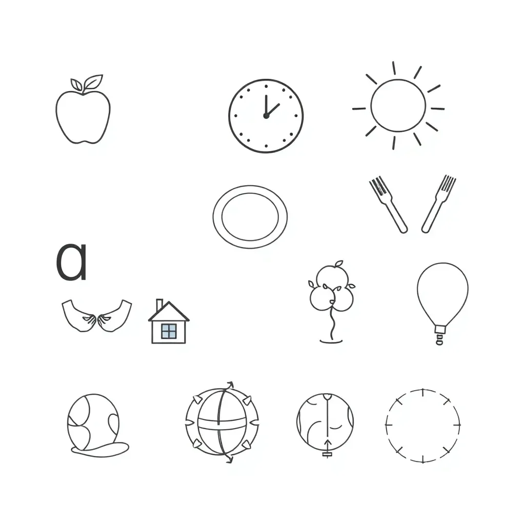 Colorful crayons and sight words