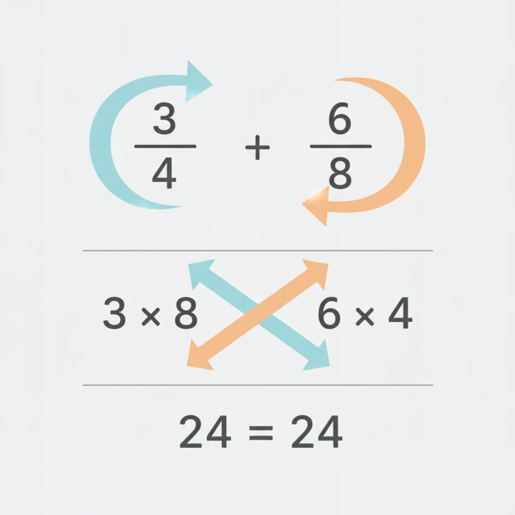 Cross-Multiplication Check
