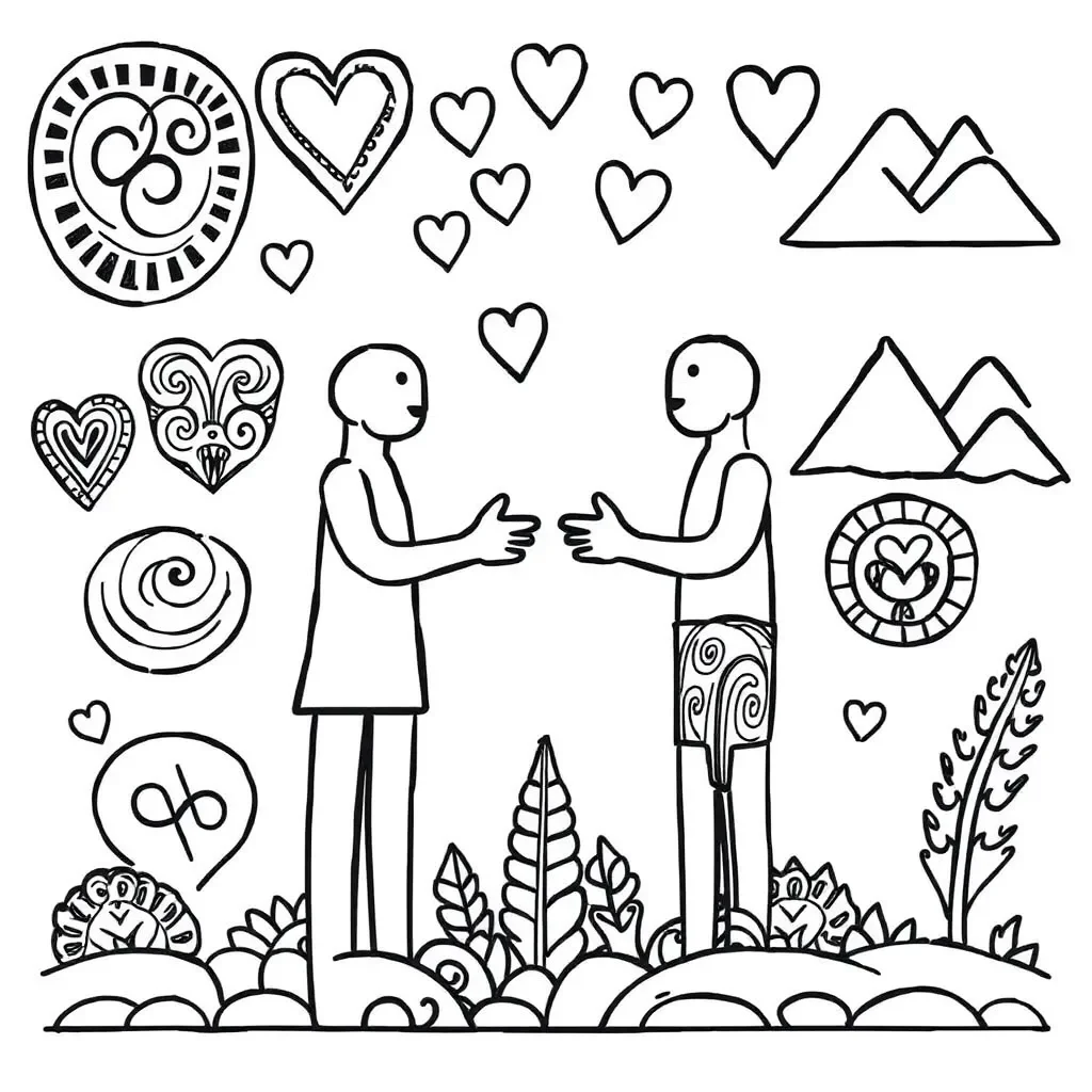 Two people having a respectful conversation