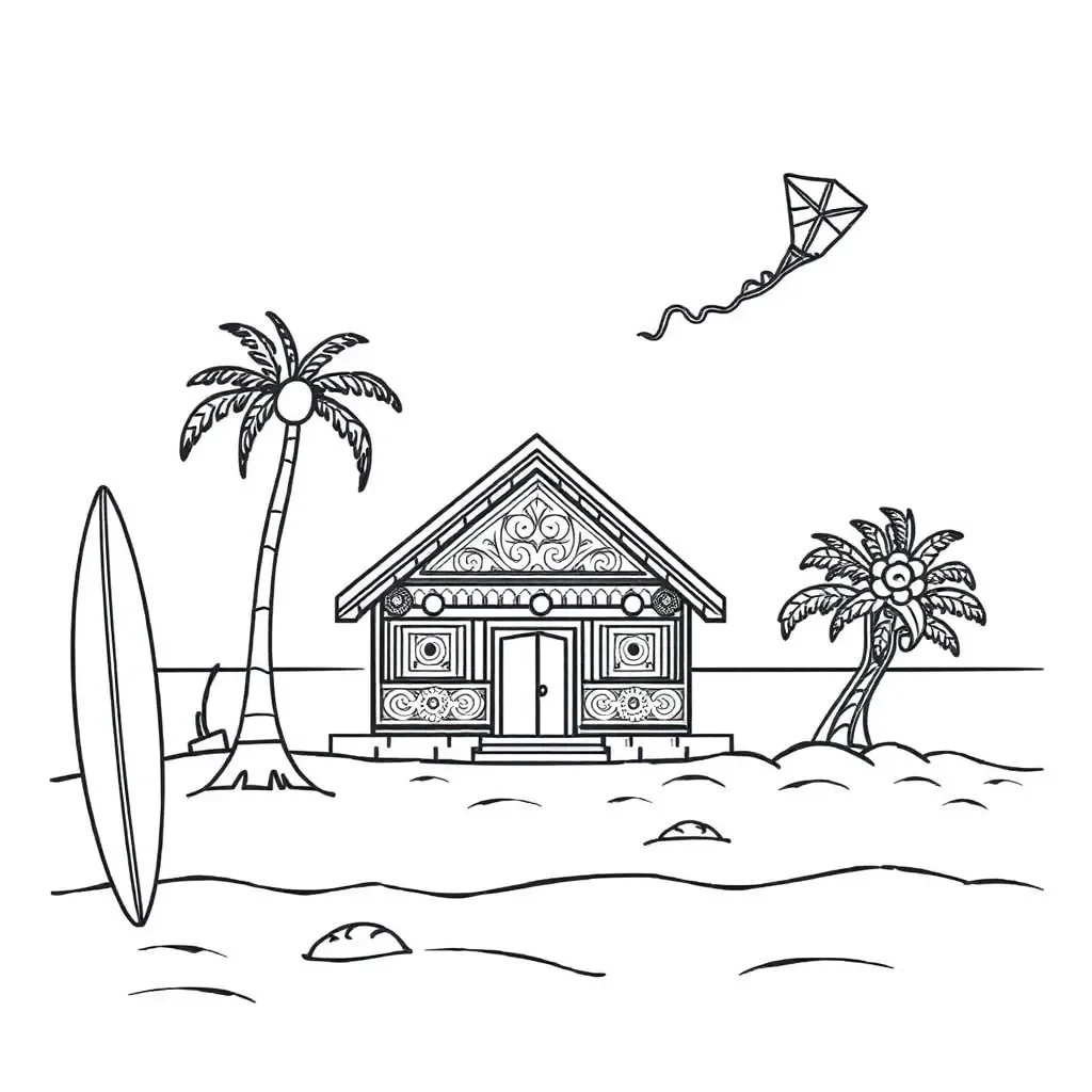 Christmas and summer holiday scenes