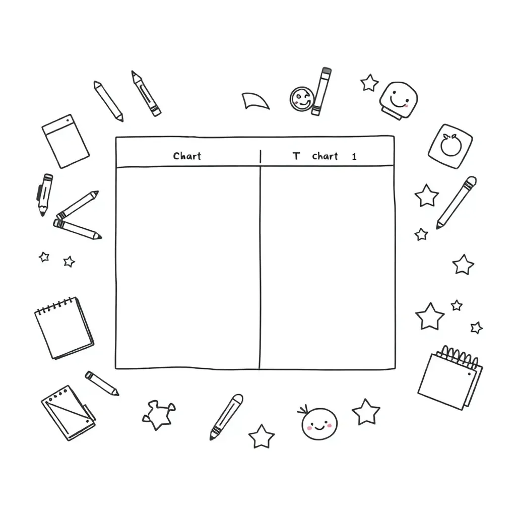 T-chart illustration
