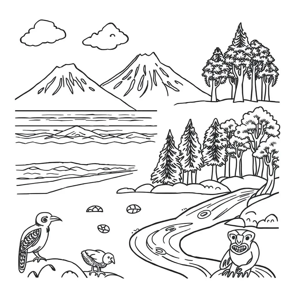 Poetry types illustration with books and writing