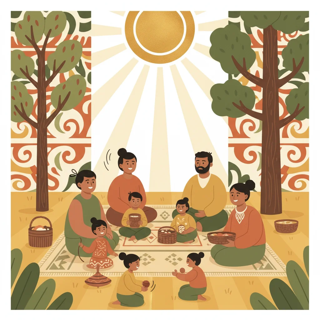Tamanuiterā's Whānau in Te Reo