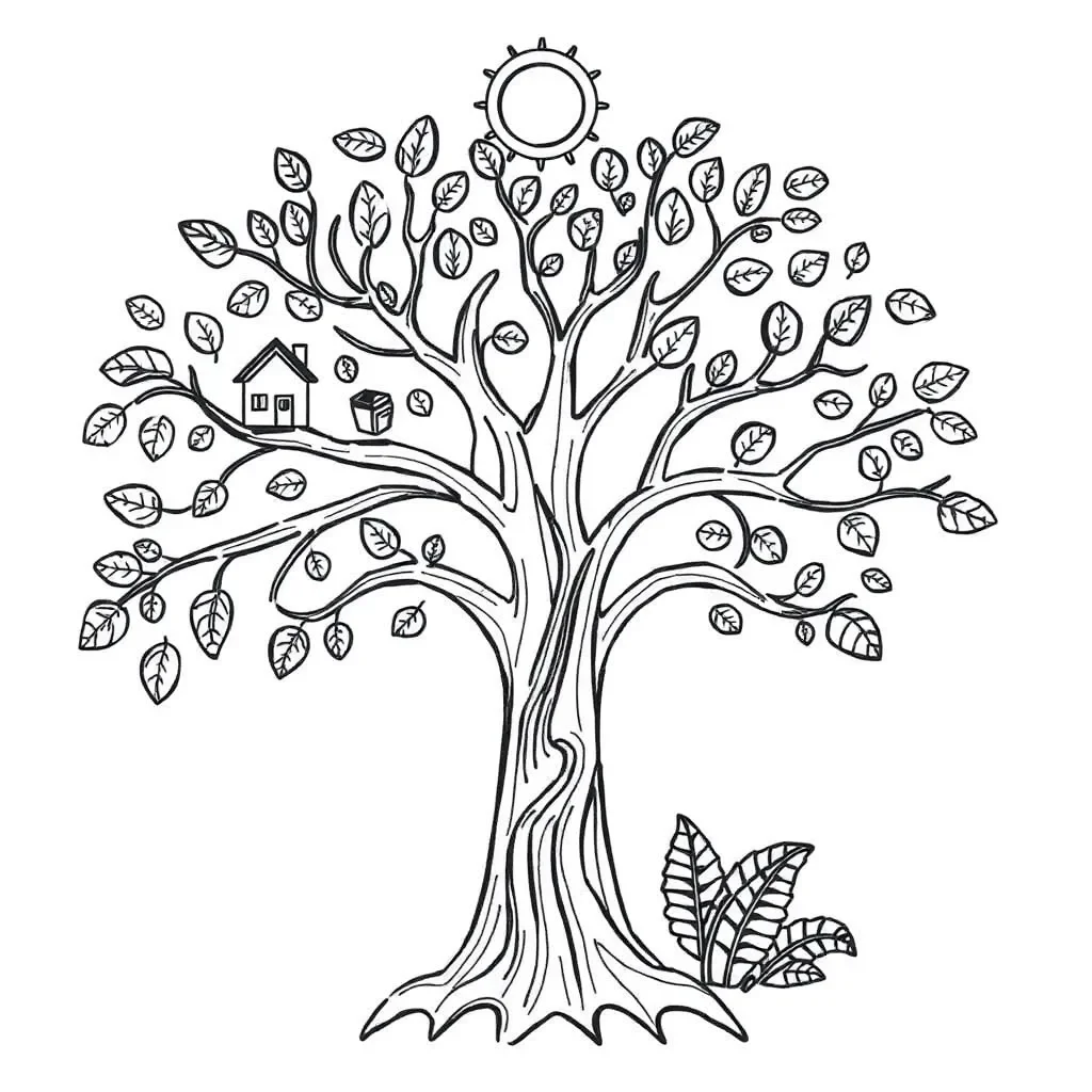 Family tree illustration