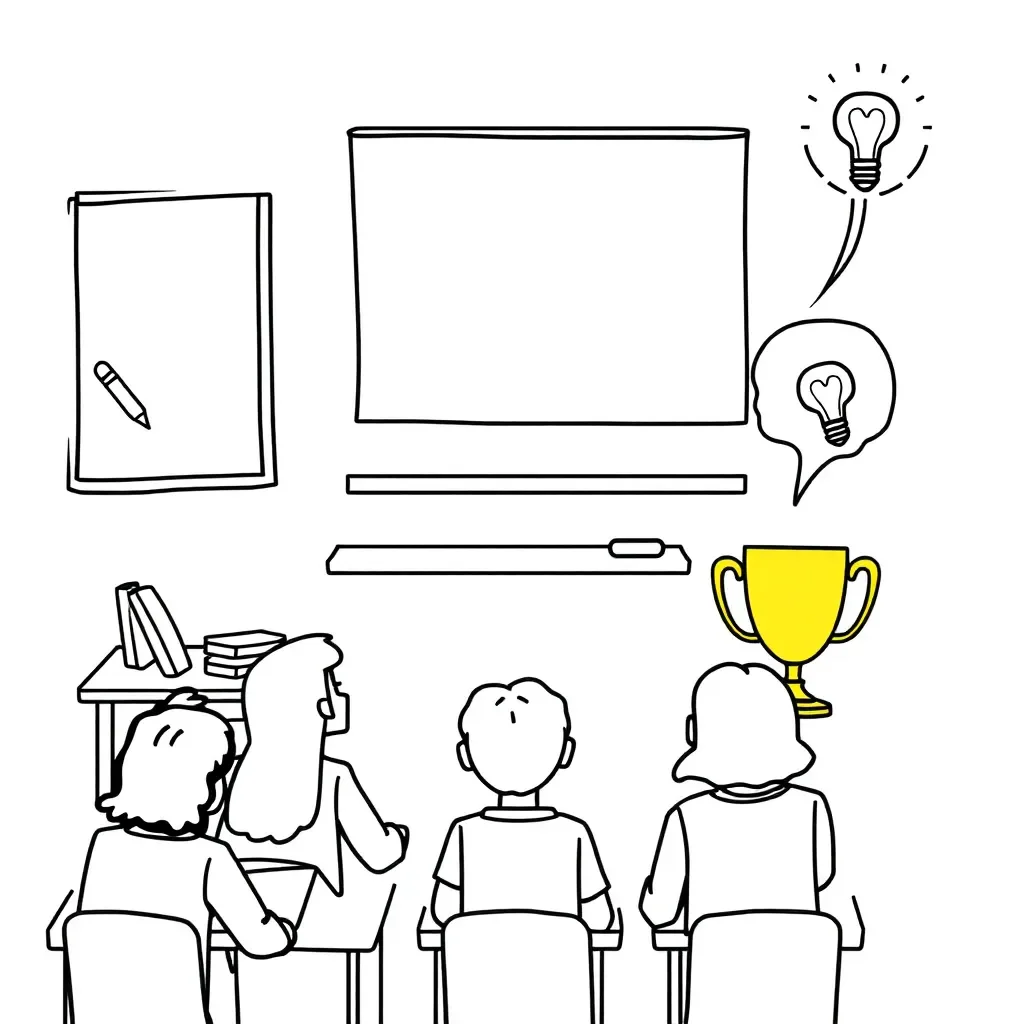 Students writing evaluation reports