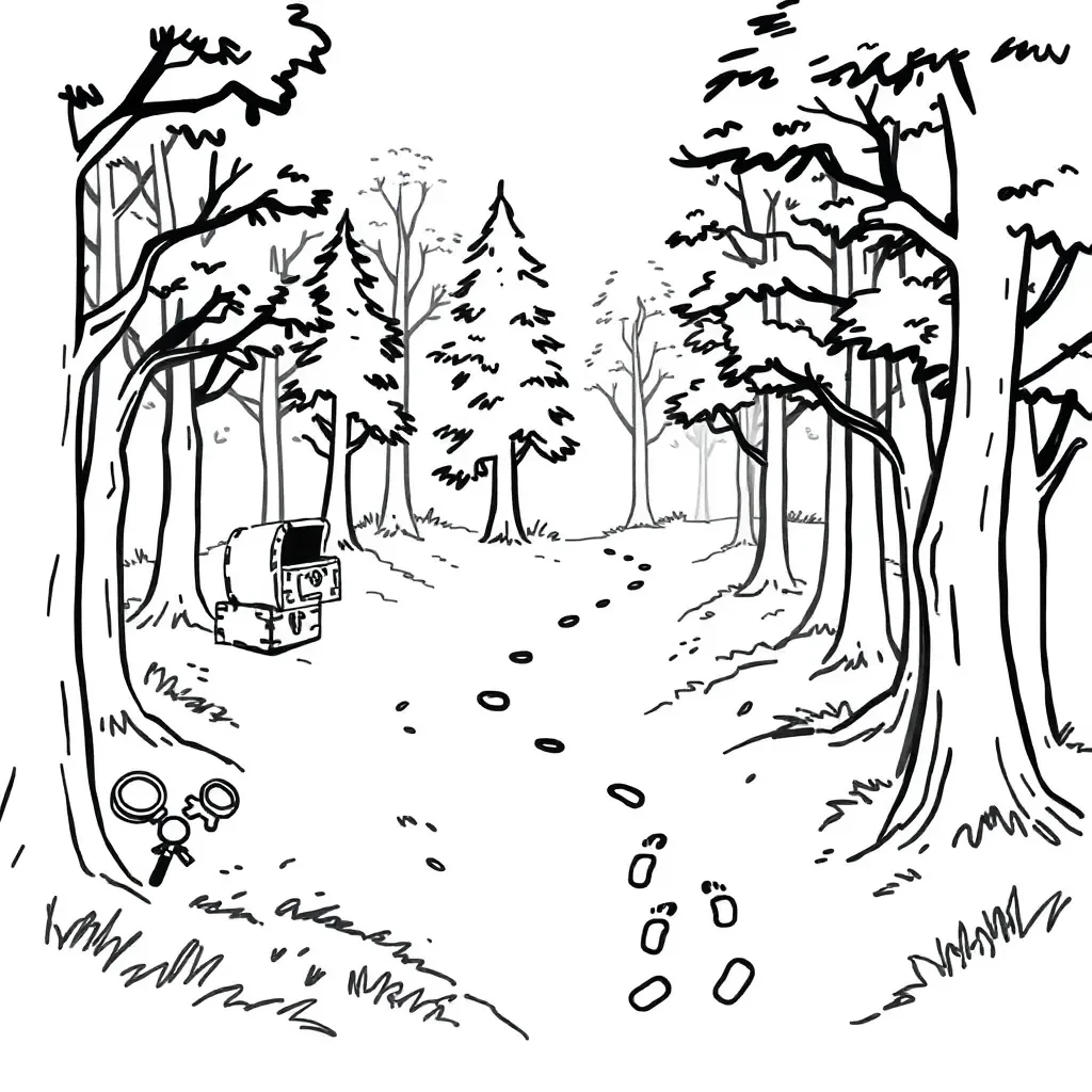 Mystery writing illustration