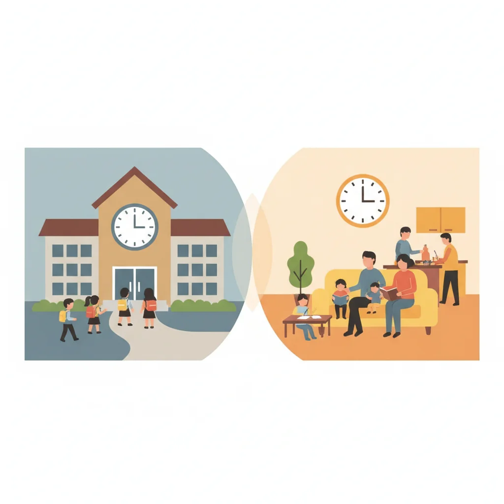 School Day vs Home Day