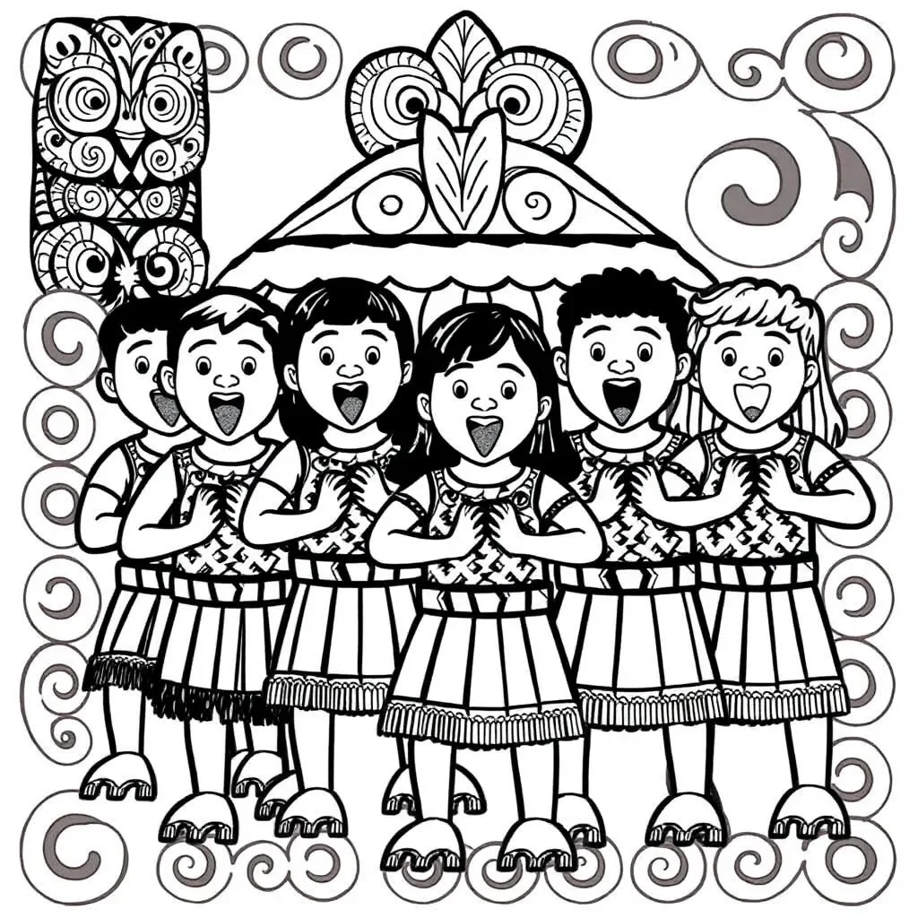 Māori haka performers