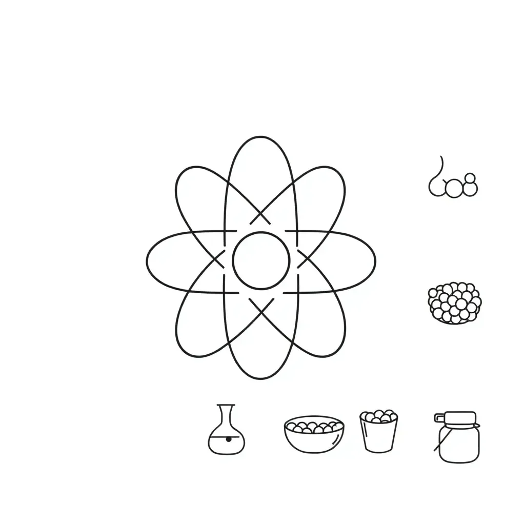 Atom structure diagram