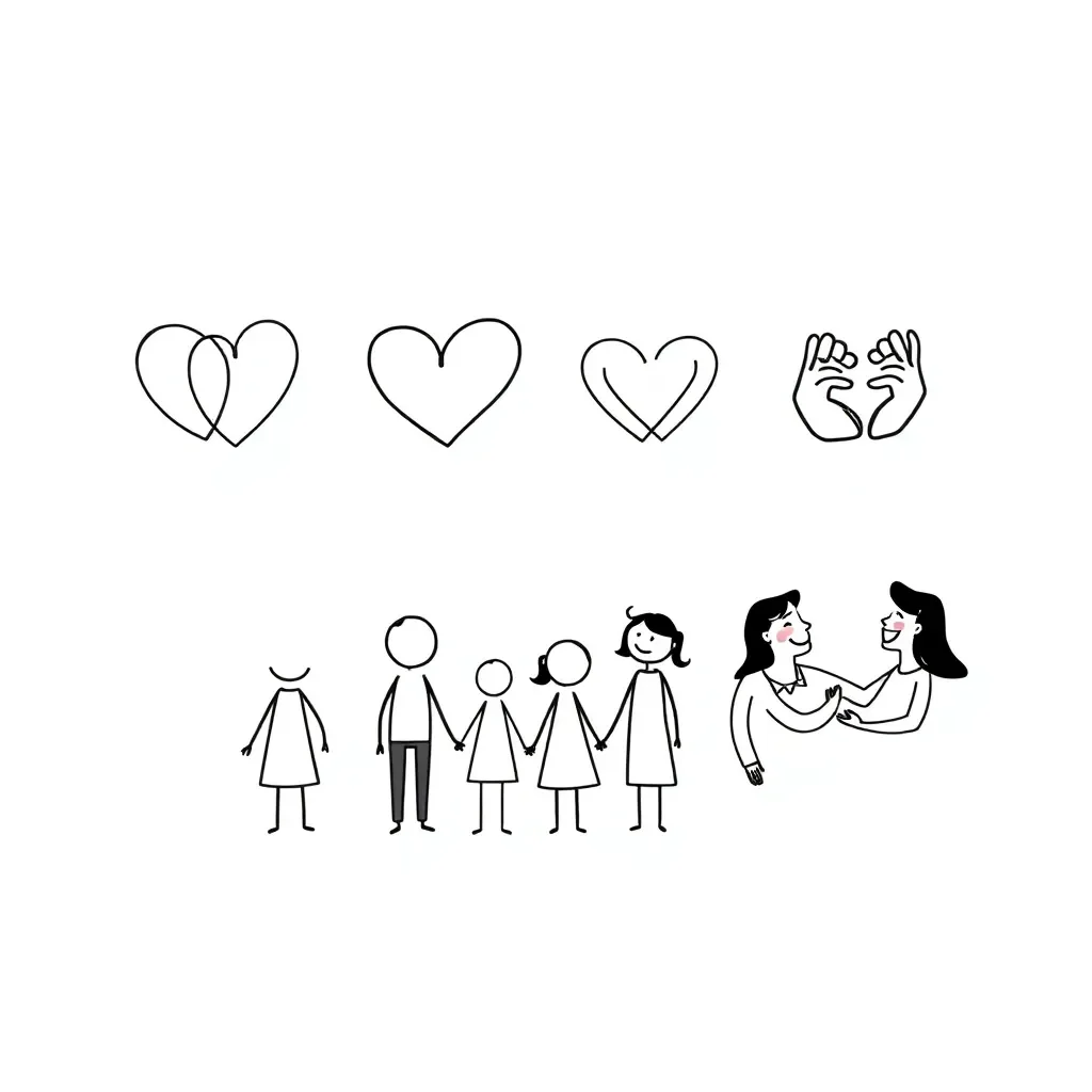 Heart with hands representing care and connection