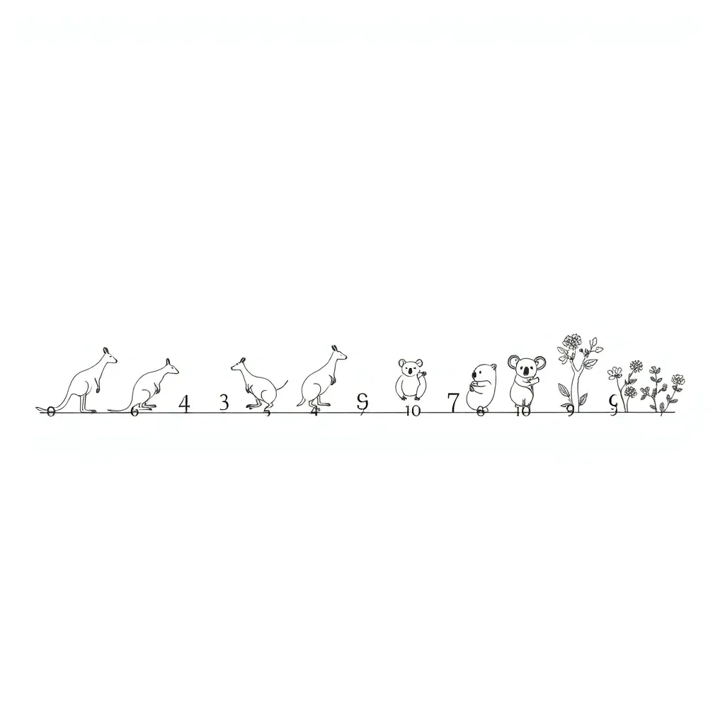 Number line illustration