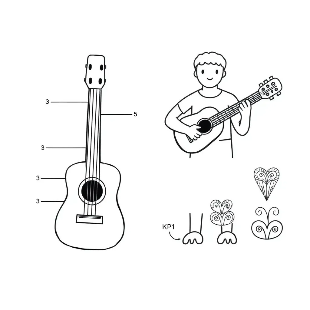 Guitar and traditional Māori instruments