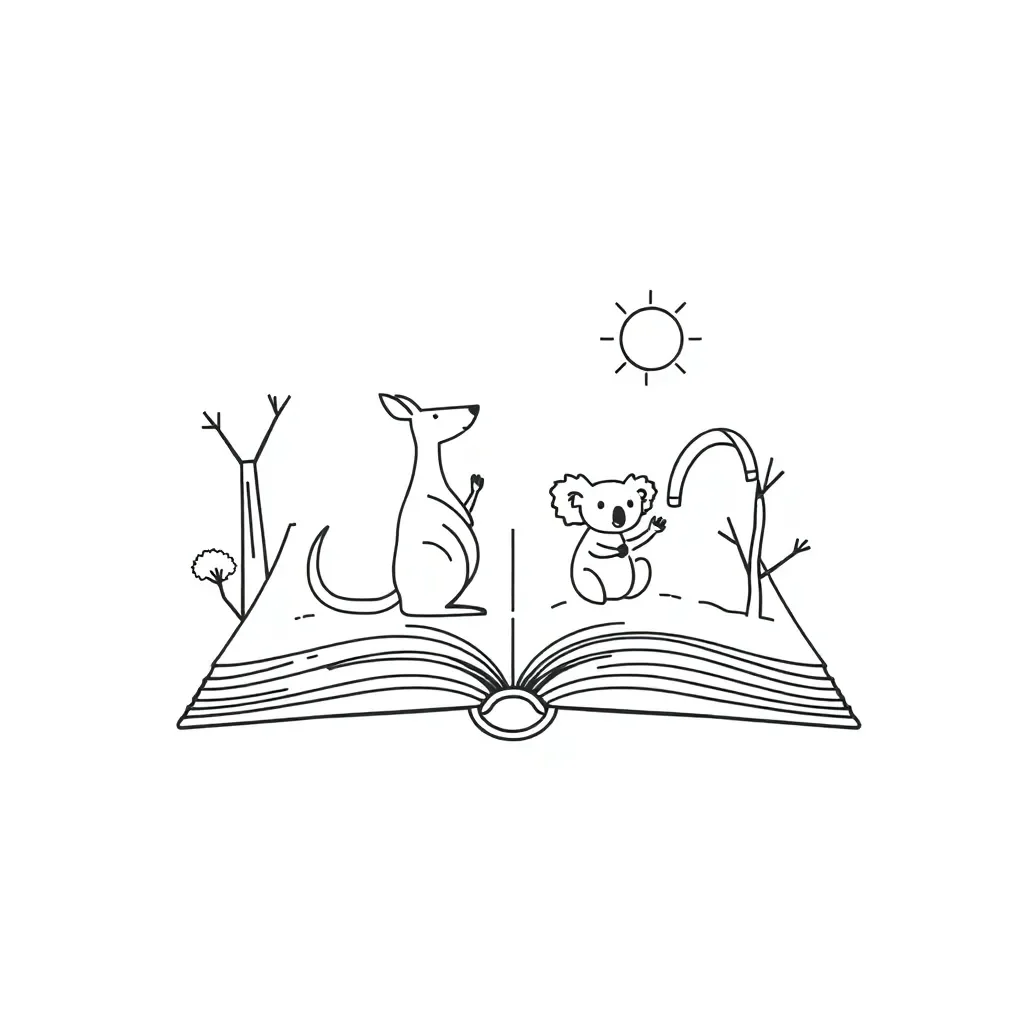 Children reading a storybook together