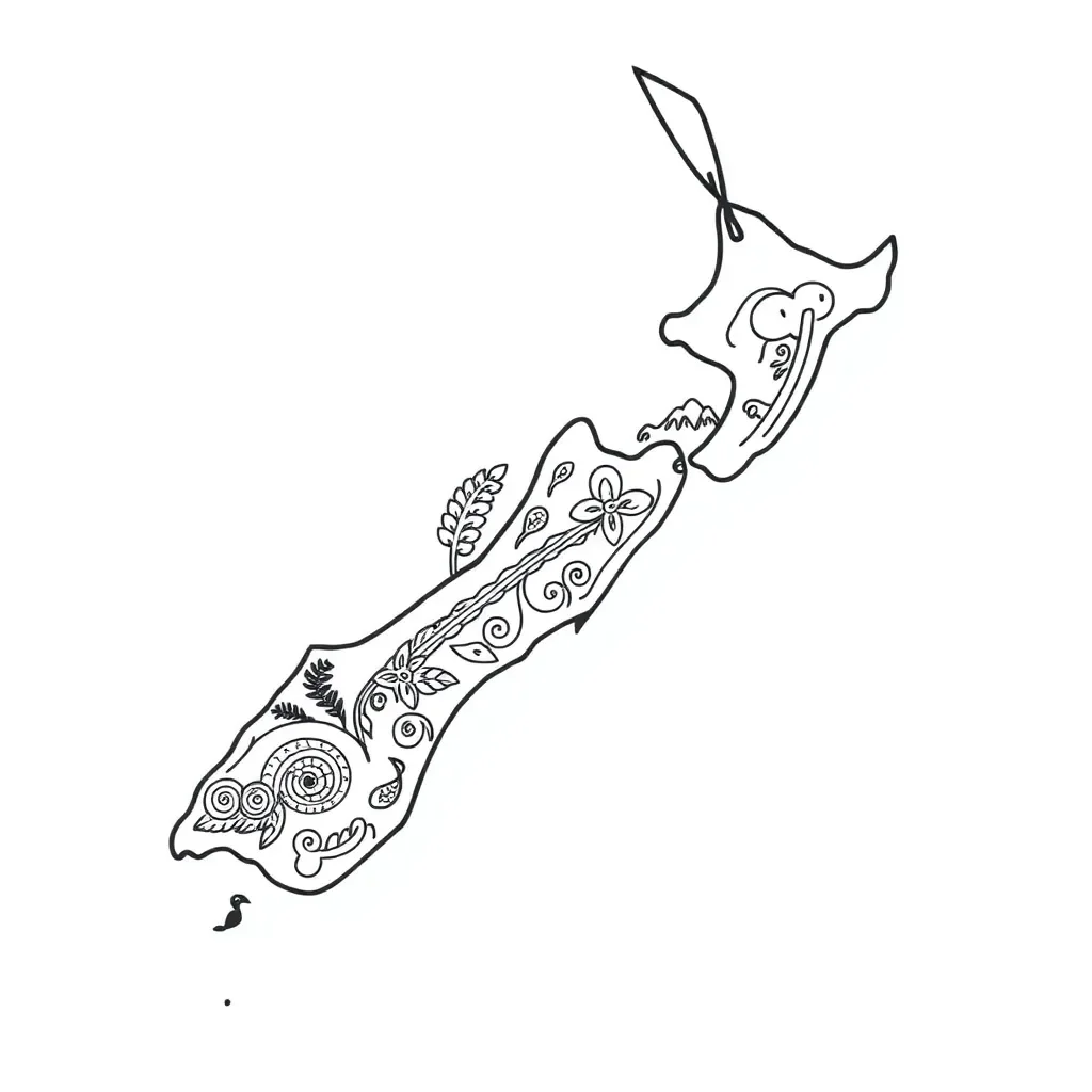 Migration and identity illustration