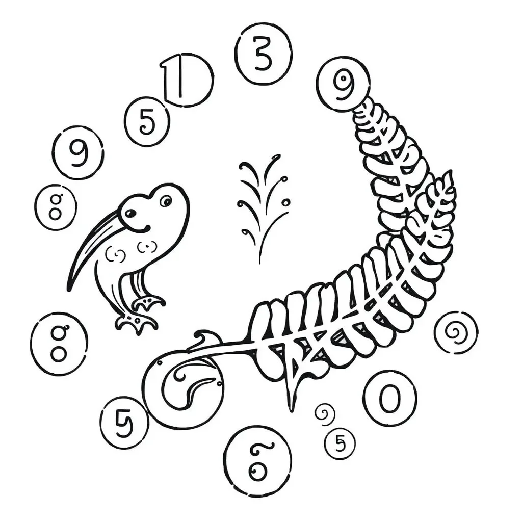 Numbers and mathematical symbols