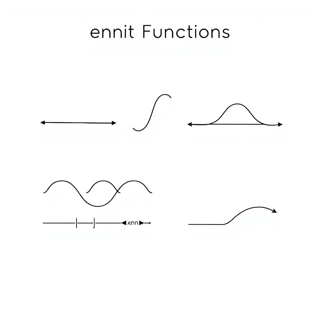 Various function graphs illustration