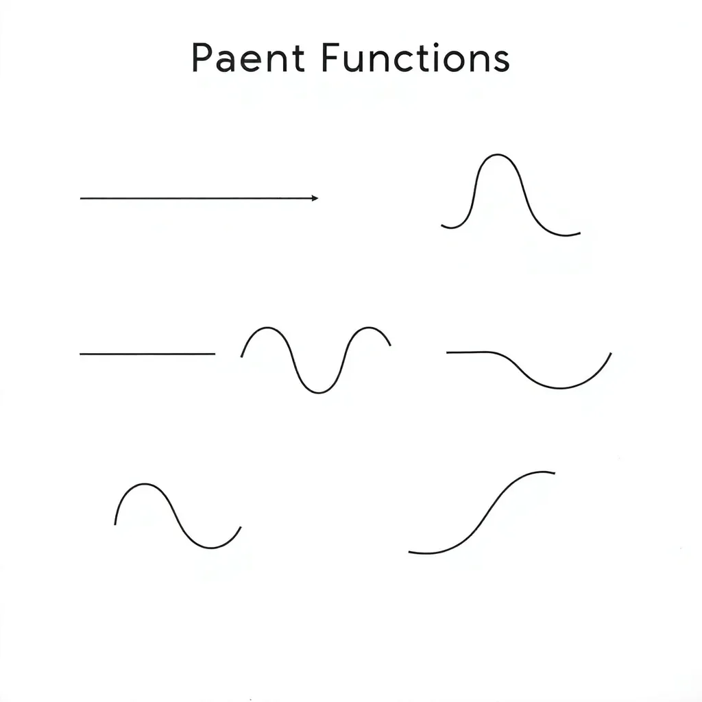 Mathematical function graphs illustration