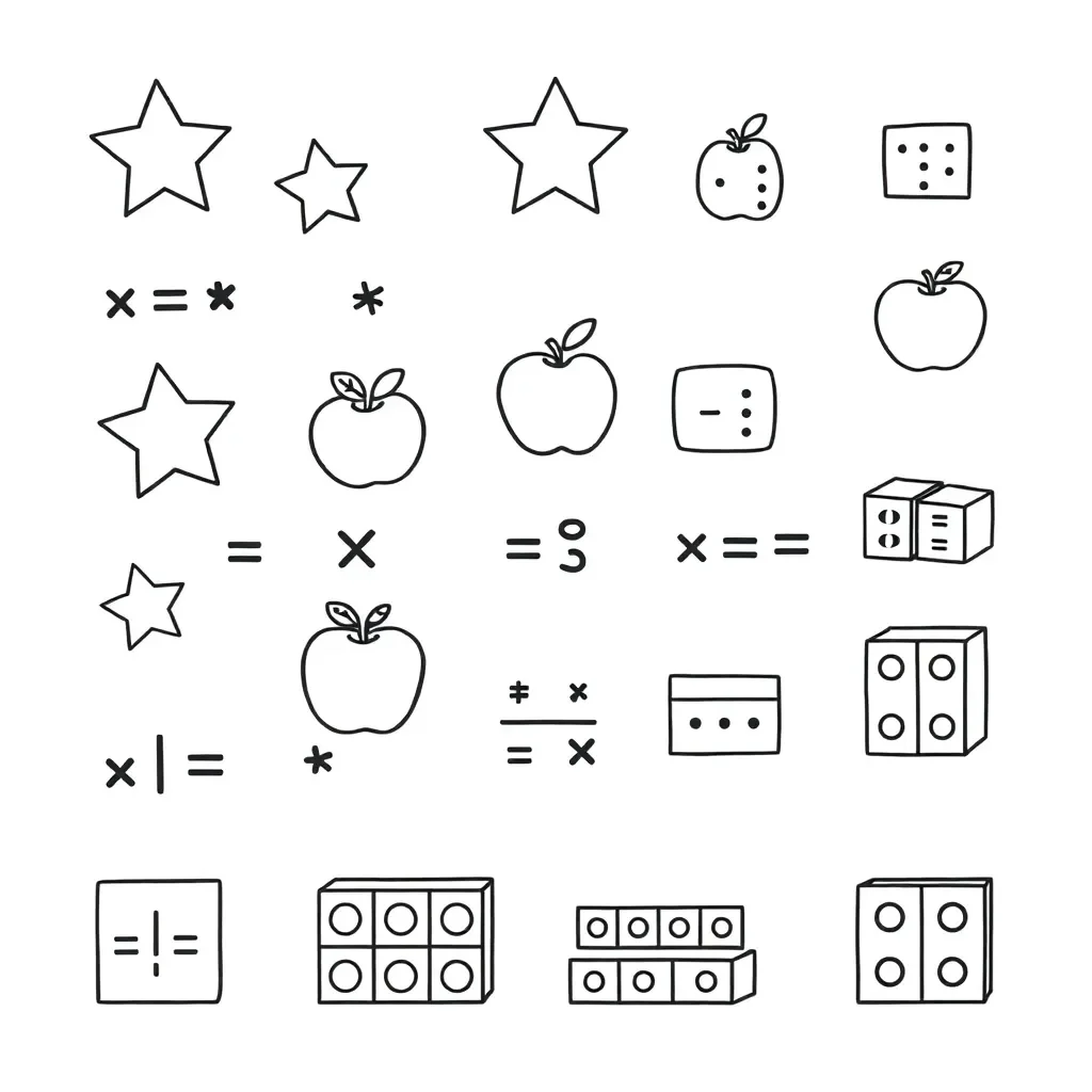 Multiplication symbols and numbers