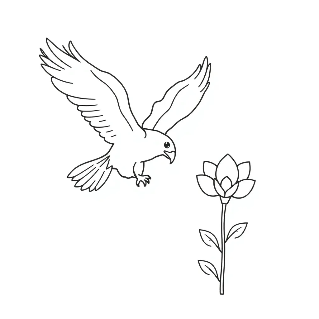 National symbols illustration