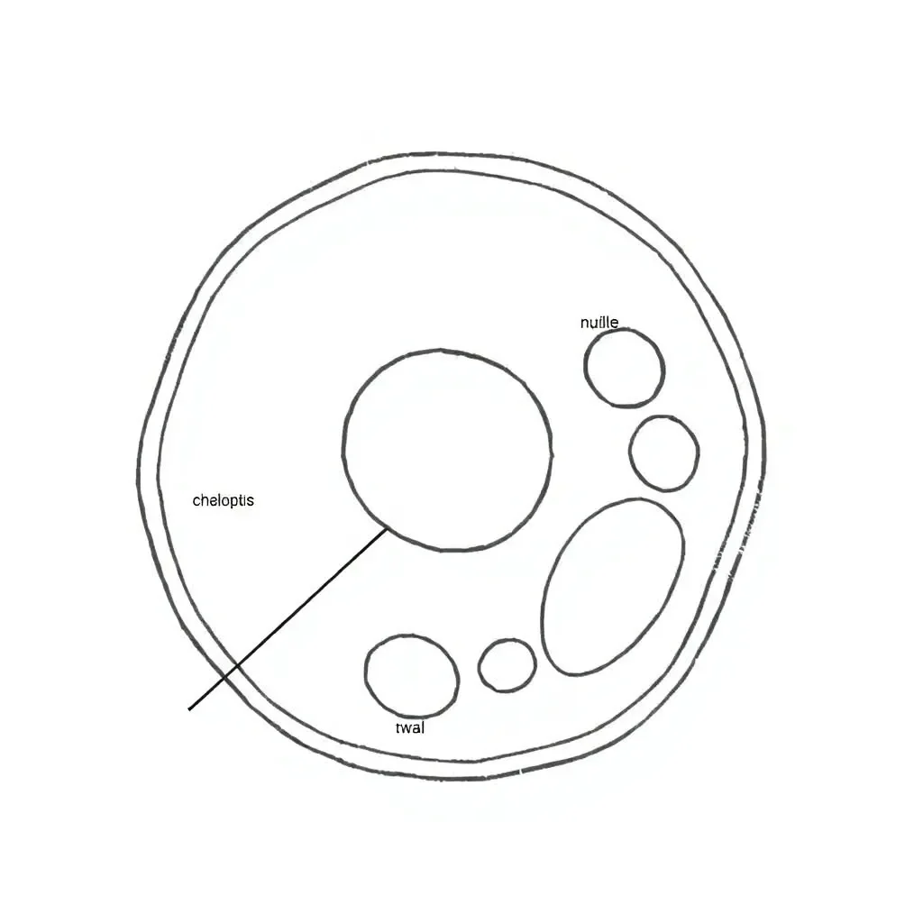 Plant and animal cell diagram