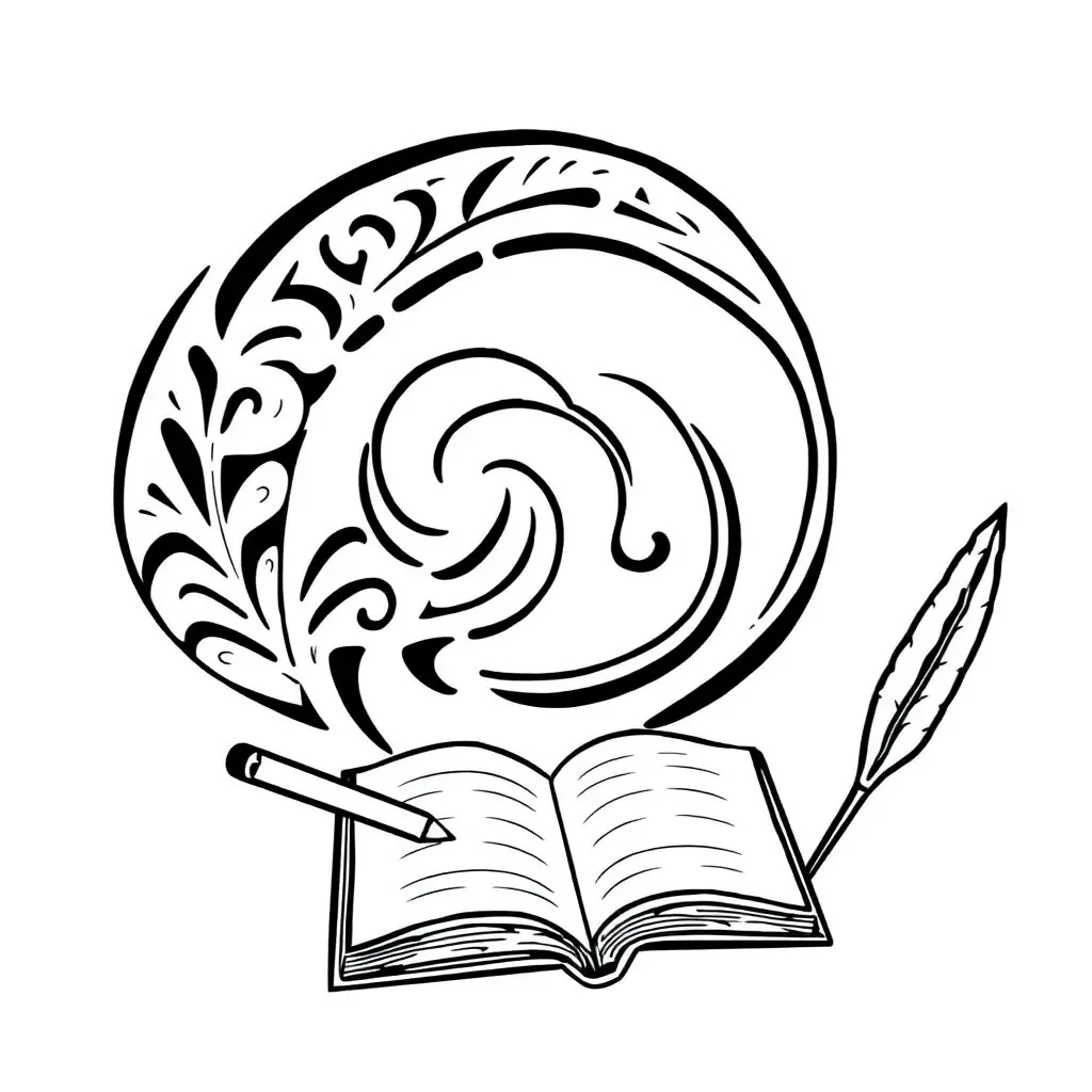 Writing planner illustration