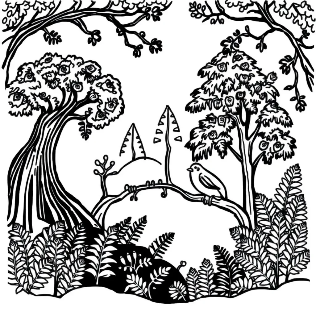 Ecosystem model illustration