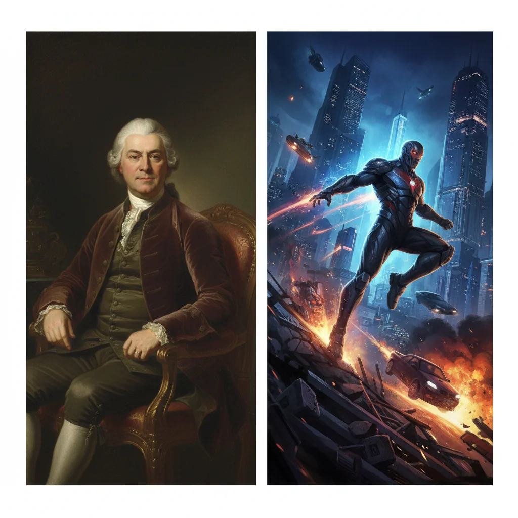 Traditional vs. Cinematic Art