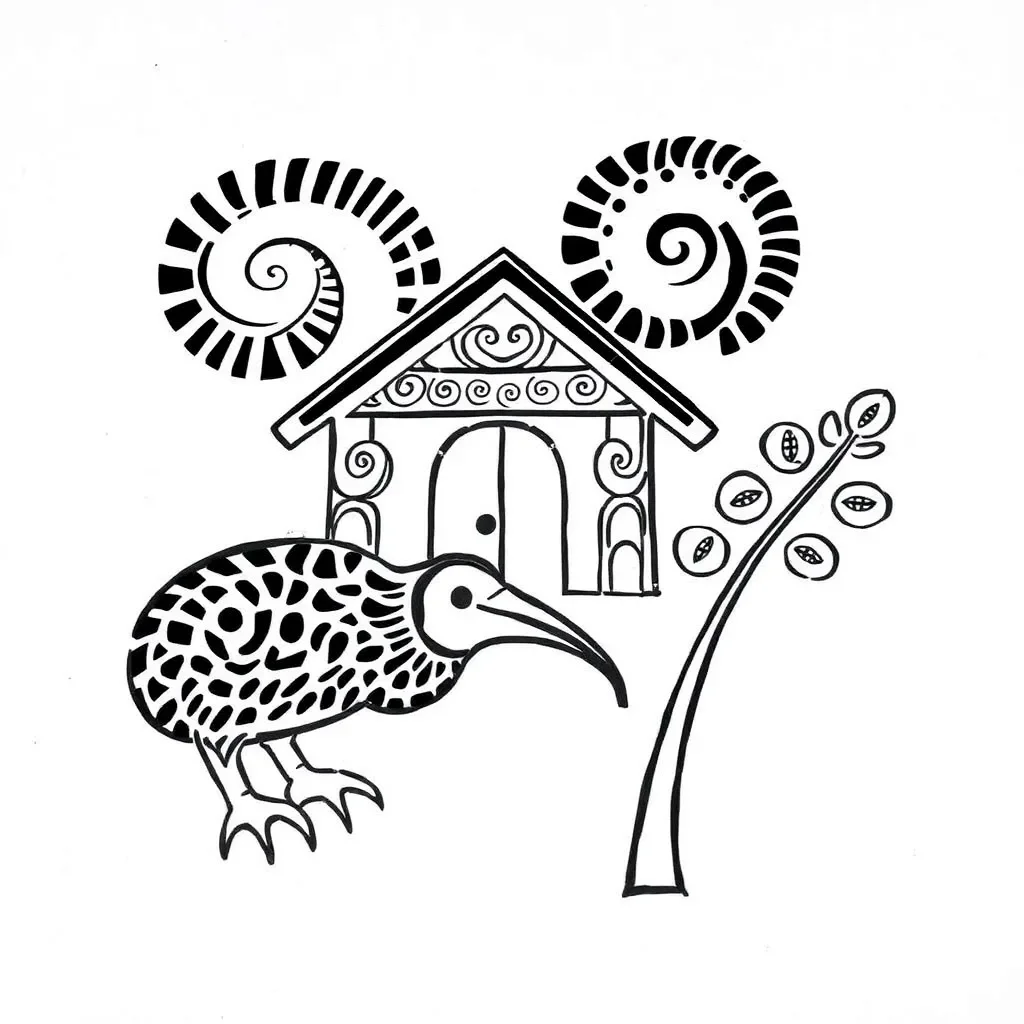 He Whakaputanga document illustration