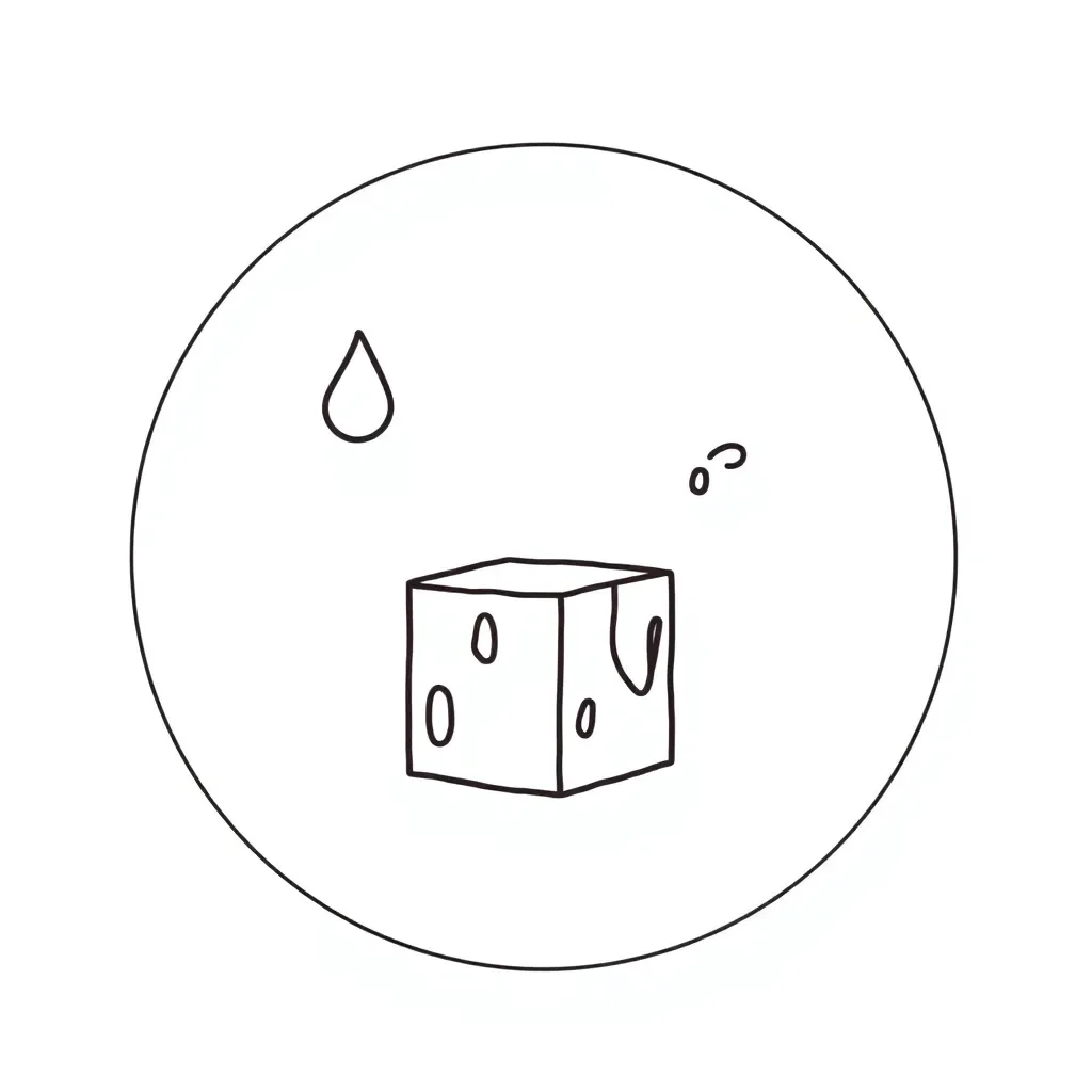 Particles in different states of matter