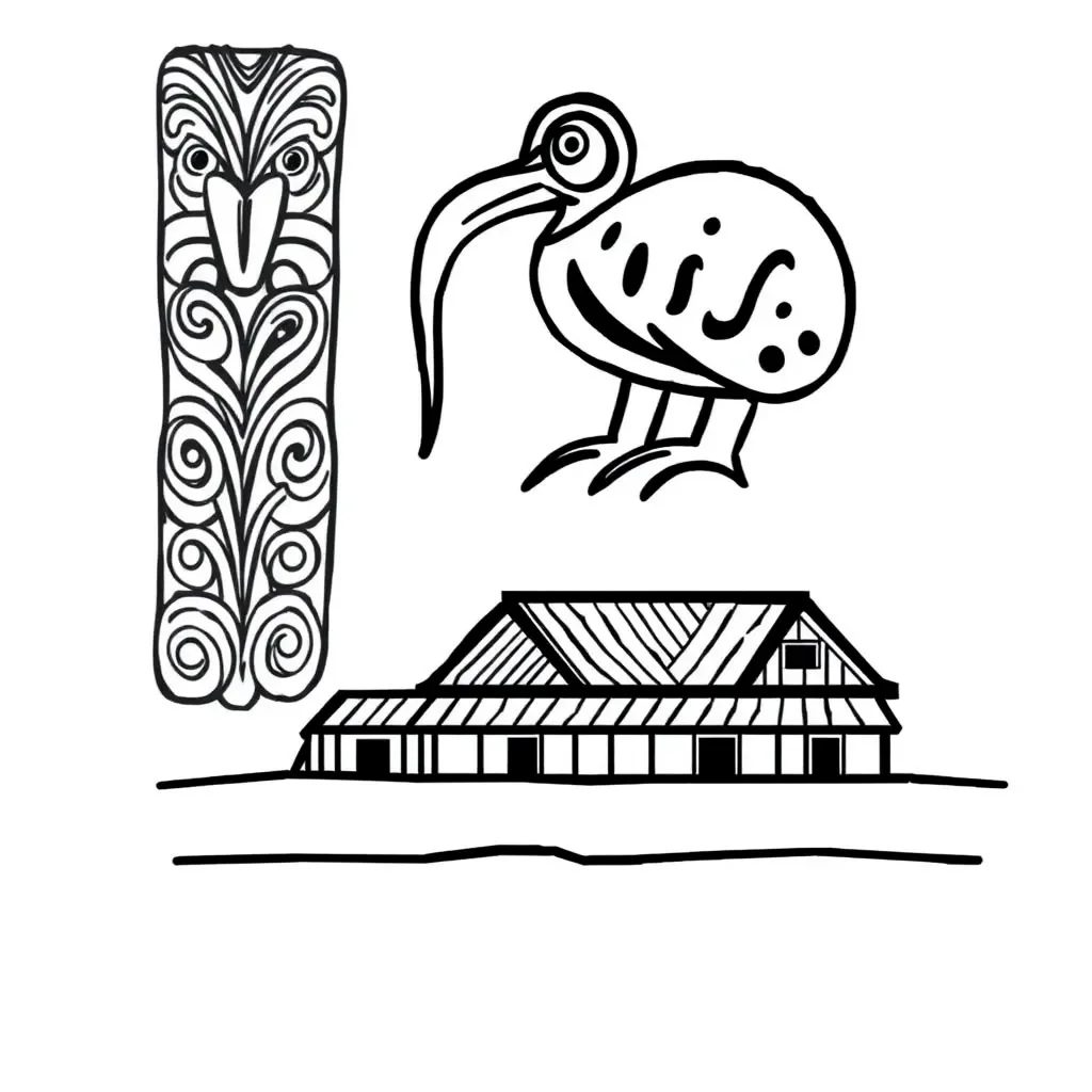 He Whakaputanga scroll with quill pen