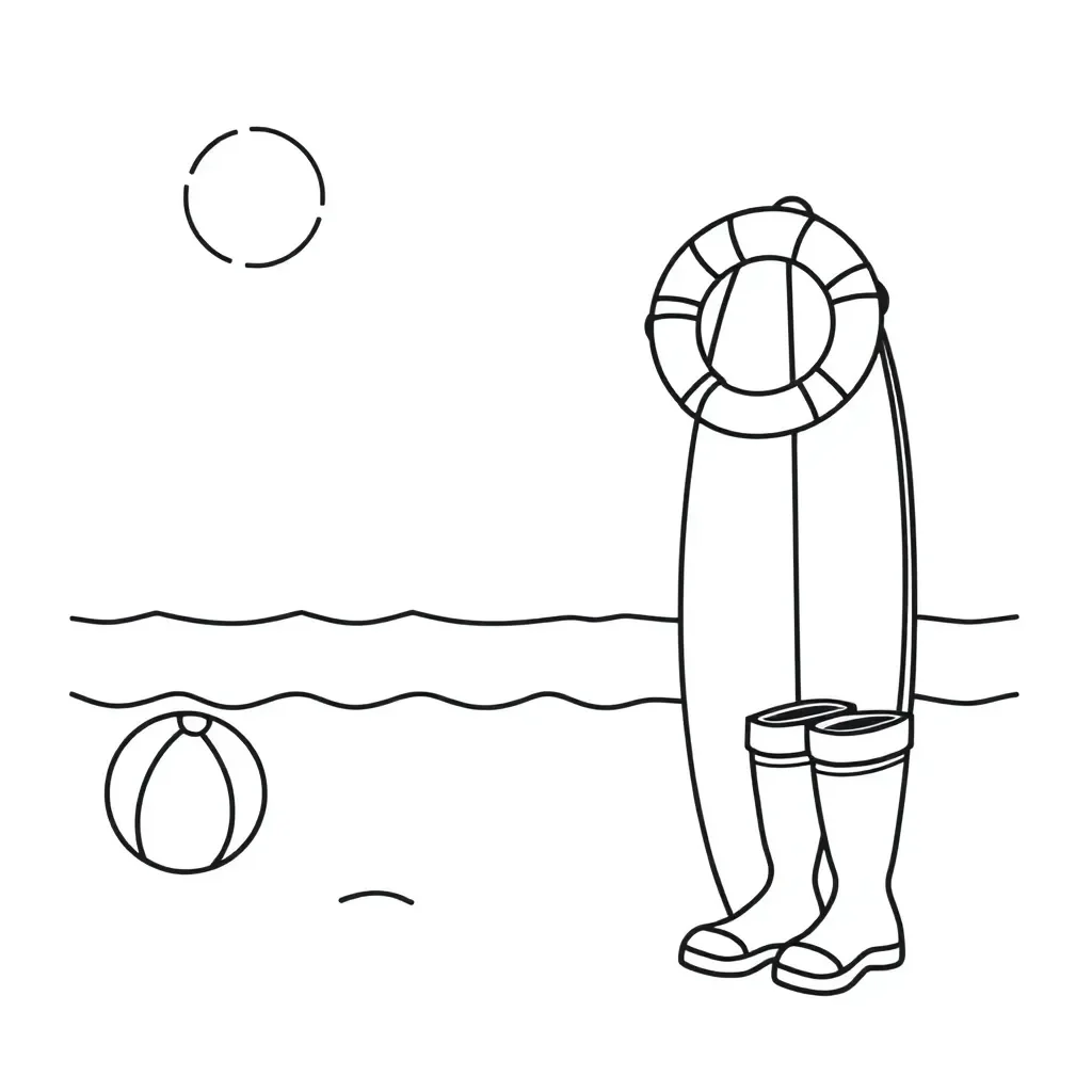 Water safety illustration