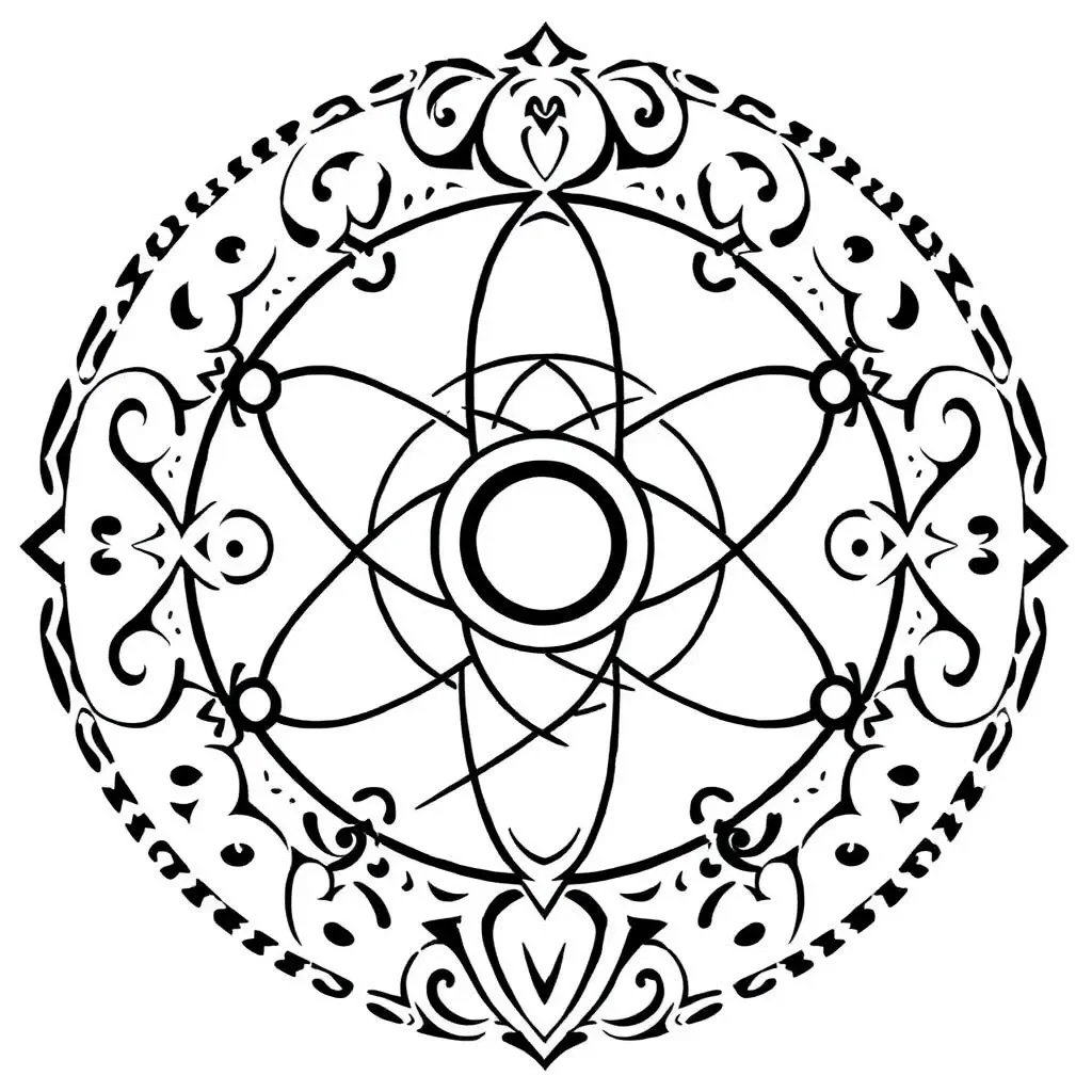 Atomic structure diagram