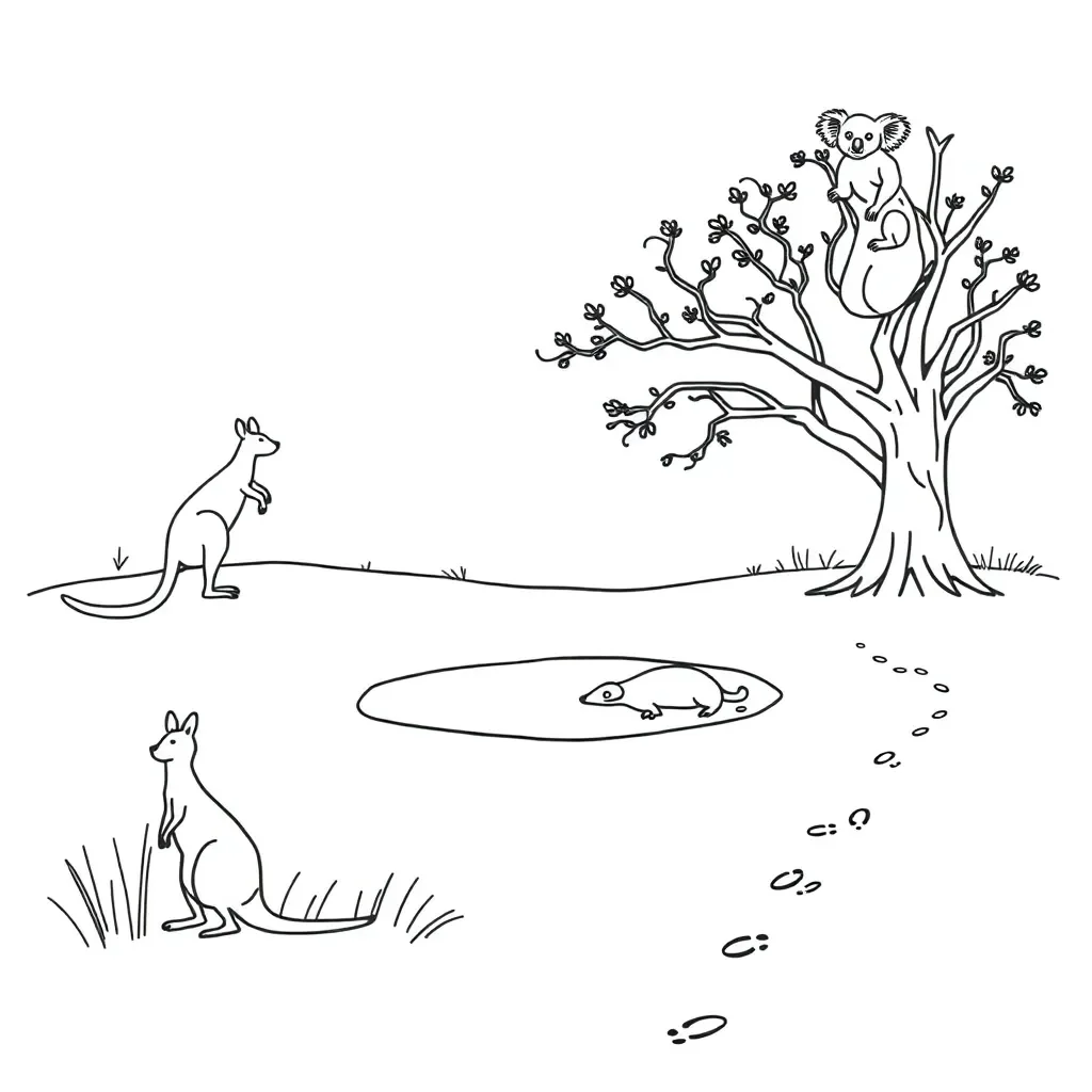 Four-digit subtraction illustration